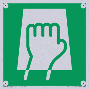 E906 safe condition push pad to open